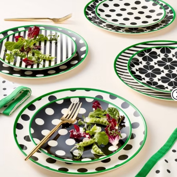LAST CHANCE! Kate Spade melamine salad plates - Picture 2 of 7
